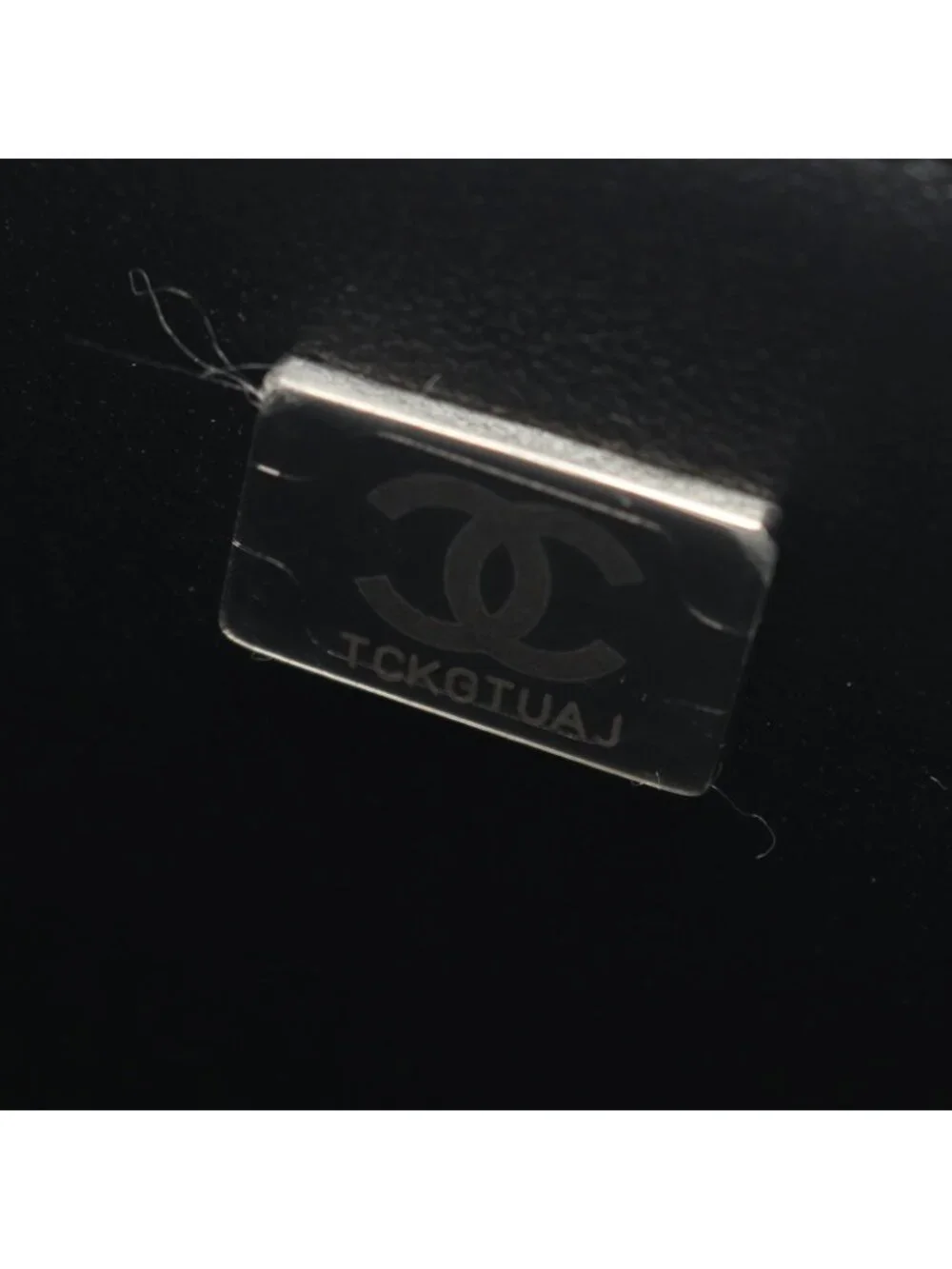 Chanel Shoulder Bag Boy Black Caviar Leather Boy Chain